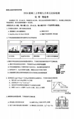2025北京大兴兴华中学高二9月月考化学-答案